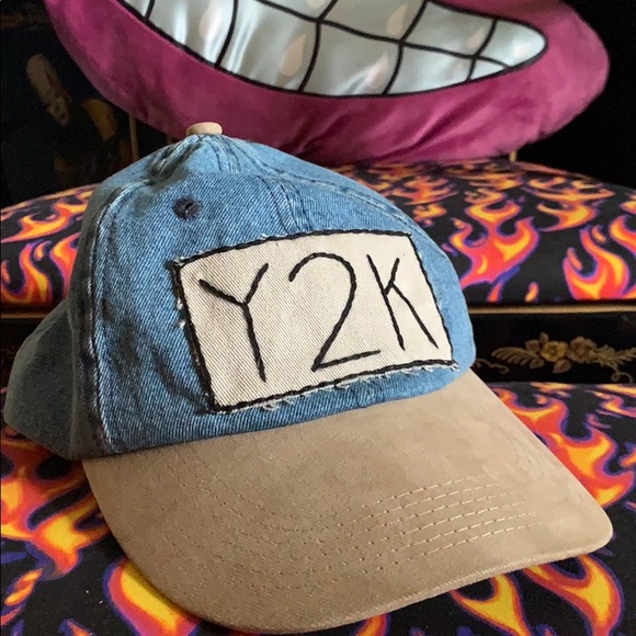 Other - Custom DIY Y2K Denim Dad Hat